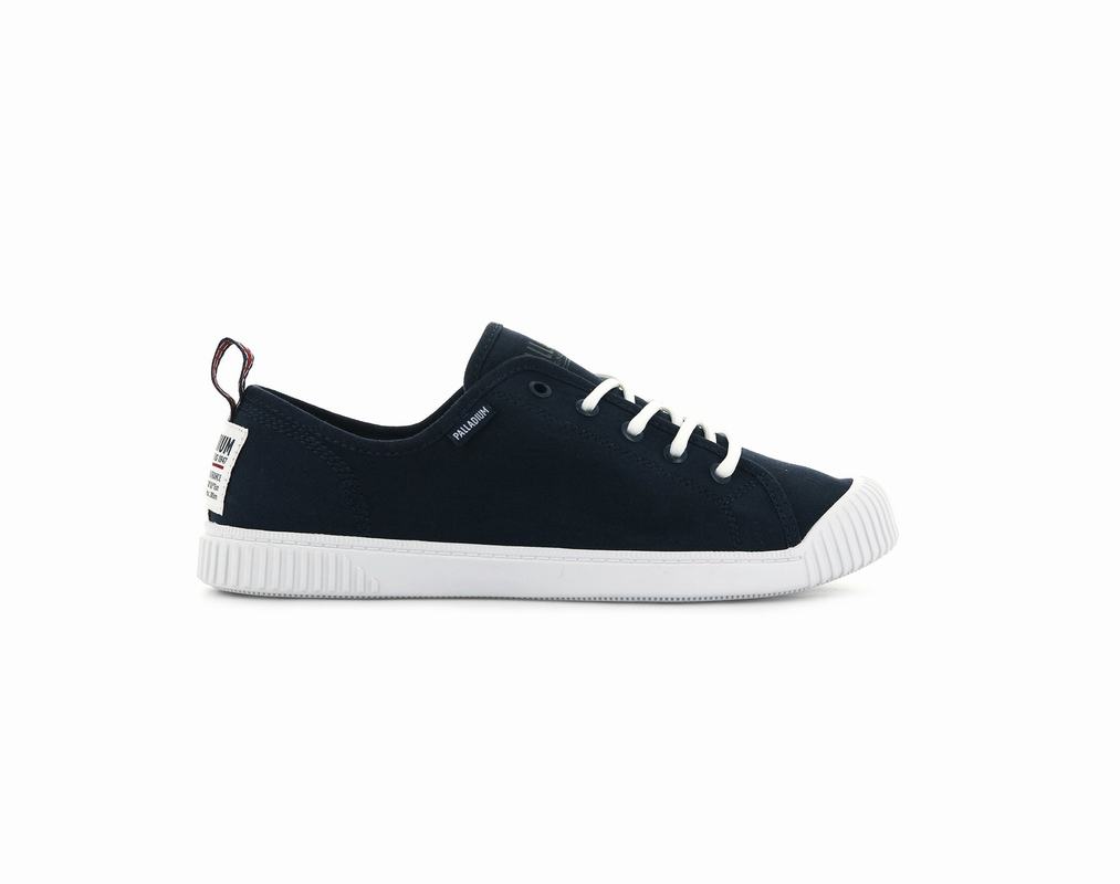 Palladium Easy Lace Canvas Women's Low Top Sneakers Indigo (SIOW82693)